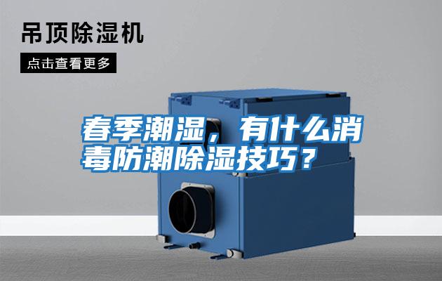 春季潮濕，有什么消毒防潮除濕技巧？