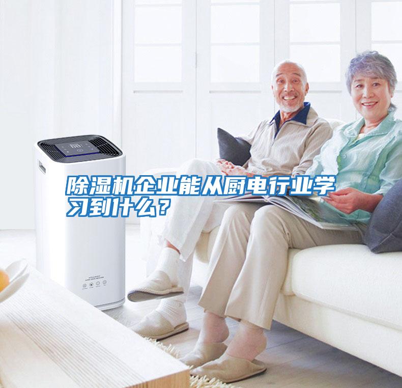 除濕機企業(yè)能從廚電行業(yè)學(xué)習(xí)到什么？