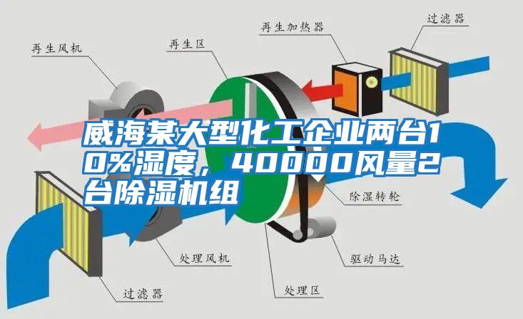 威海某大型化工企業(yè)兩臺10%濕度，40000風(fēng)量2臺除濕機組