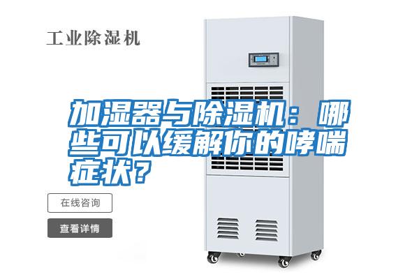 加濕器與除濕機(jī)：哪些可以緩解你的哮喘癥狀？