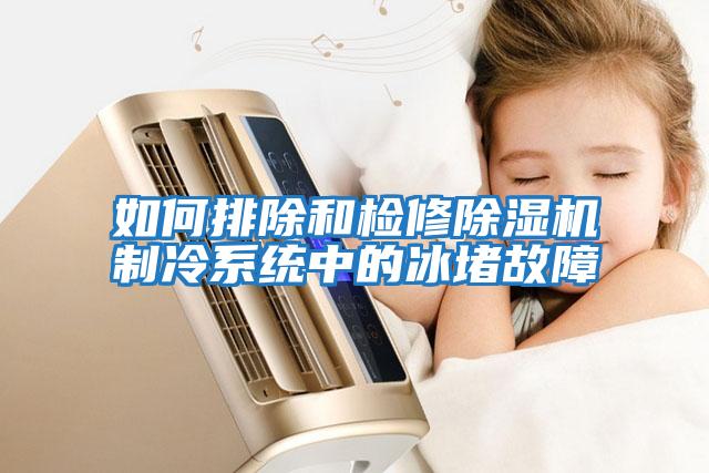 如何排除和檢修除濕機制冷系統(tǒng)中的冰堵故障