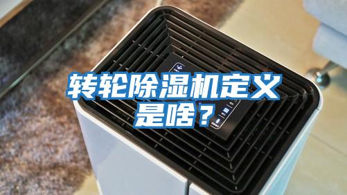 轉(zhuǎn)輪除濕機(jī)定義是啥？