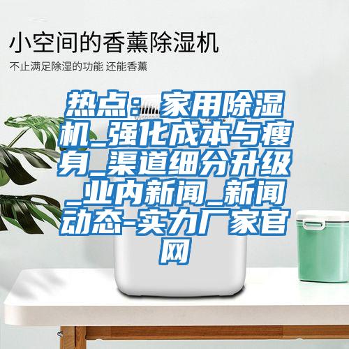 熱點：家用除濕機_強化成本與瘦身_渠道細分升級_業(yè)內(nèi)新聞_新聞動態(tài)-實力廠家官網(wǎng)