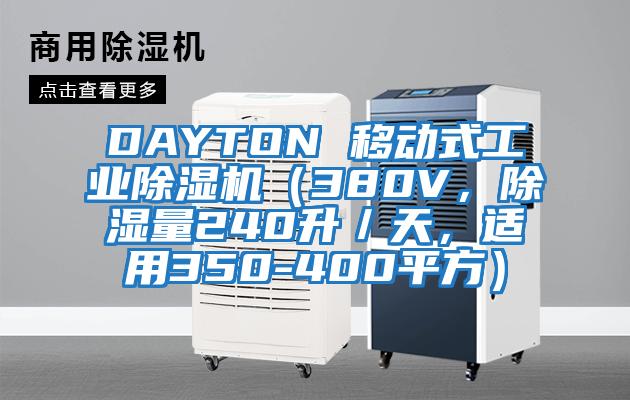 DAYTON 移動(dòng)式工業(yè)除濕機(jī)（380V，除濕量240升／天，適用350-400平方）