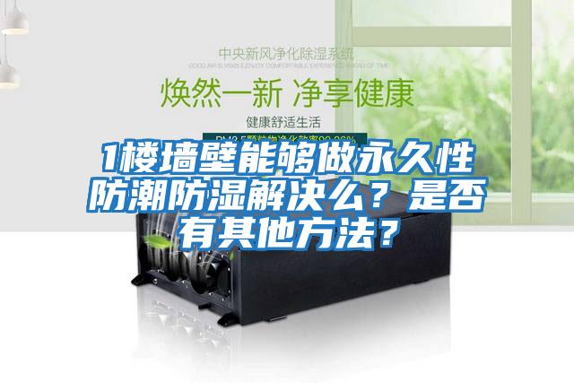 1樓墻壁能夠做永久性防潮防濕解決么？是否有其他方法？