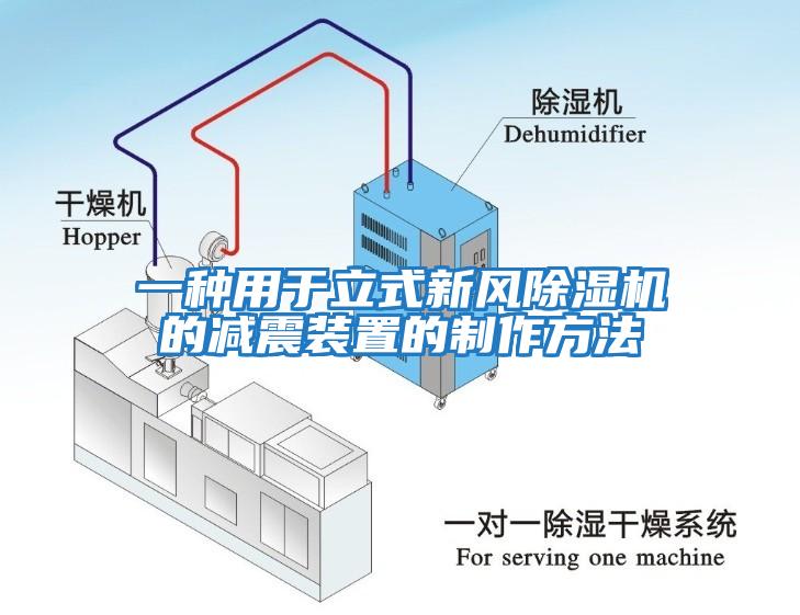 一種用于立式新風除濕機的減震裝置的制作方法