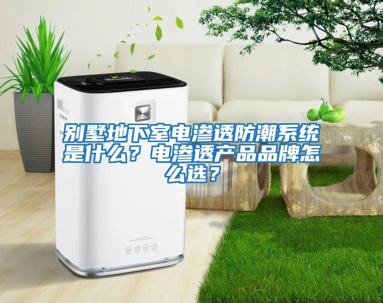 別墅地下室電滲透防潮系統(tǒng)是什么？電滲透產(chǎn)品品牌怎么選？