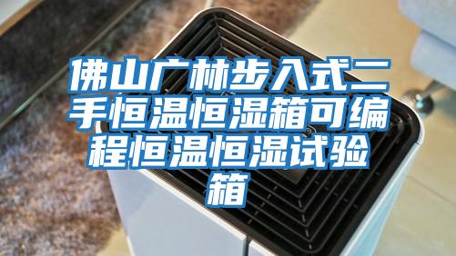 佛山廣林步入式二手恒溫恒濕箱可編程恒溫恒濕試驗(yàn)箱