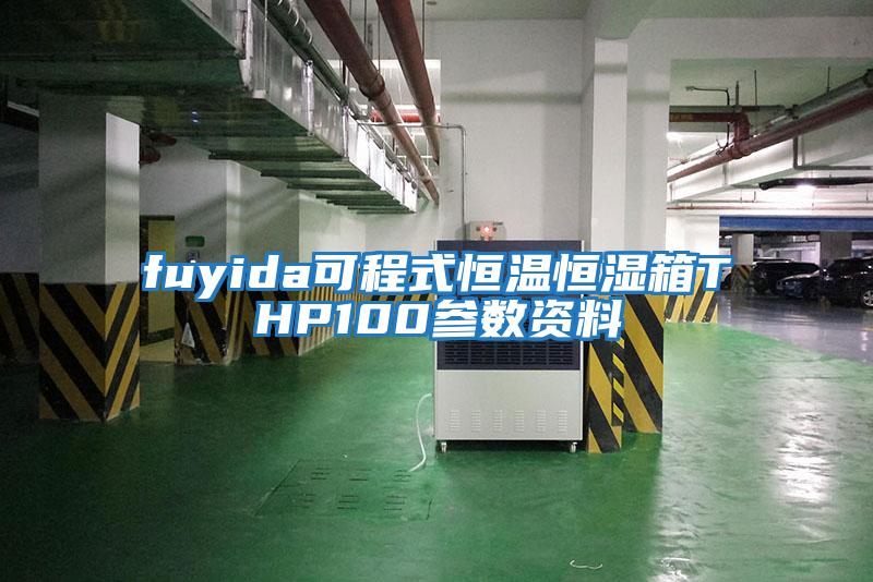 fuyida可程式恒溫恒濕箱THP100參數(shù)資料