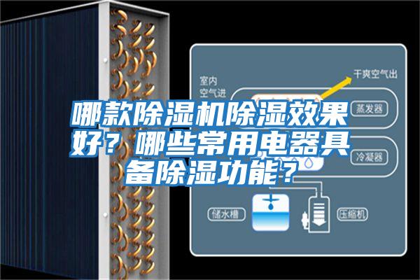 哪款除濕機(jī)除濕效果好？哪些常用電器具備除濕功能？