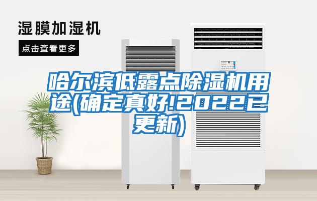 哈爾濱低露點(diǎn)除濕機(jī)用途(確定真好!2022已更新)