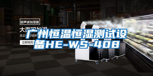 廣州恒溫恒濕測(cè)試設(shè)備HE-WS-408