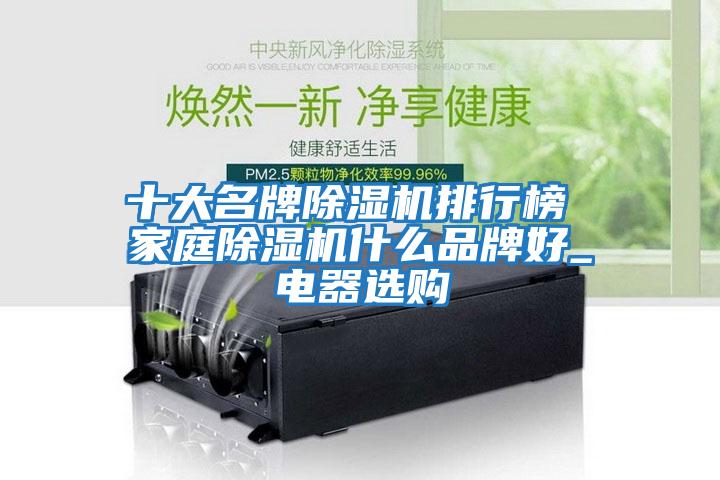 十大名牌除濕機(jī)排行榜 家庭除濕機(jī)什么品牌好_電器選購(gòu)