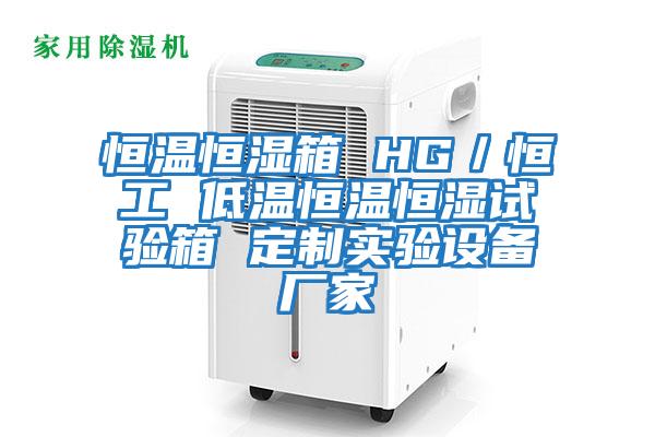 恒溫恒濕箱 HG／恒工 低溫恒溫恒濕試驗箱 定制實驗設備廠家