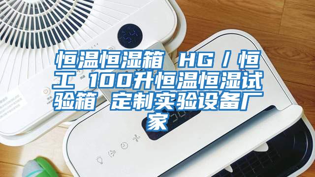 恒溫恒濕箱 HG／恒工 100升恒溫恒濕試驗箱 定制實驗設備廠家