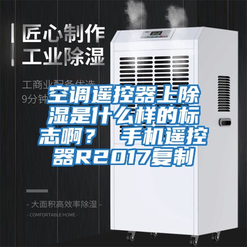 空調(diào)遙控器上除濕是什么樣的標志??？ 手機遙控器R2017復制