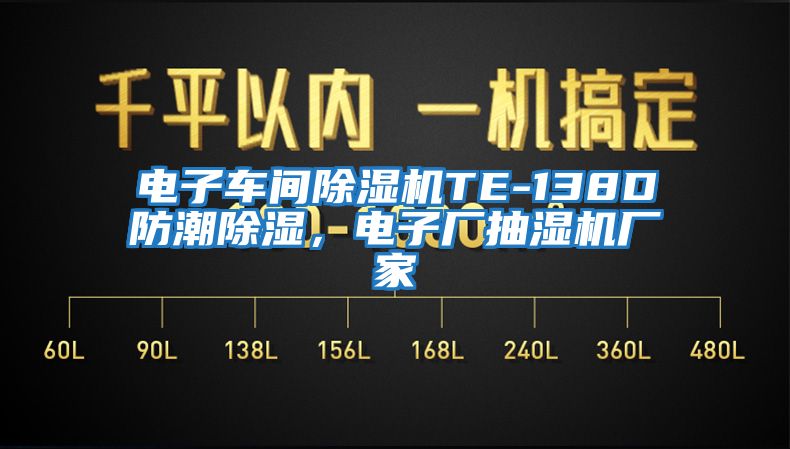 電子車間除濕機TE-138D防潮除濕，電子廠抽濕機廠家