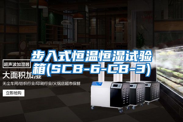 步入式恒溫恒濕試驗箱(SCB-6-CB-3)