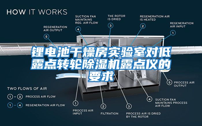 鋰電池干燥房實驗室對低露點轉(zhuǎn)輪除濕機(jī)露點儀的要求