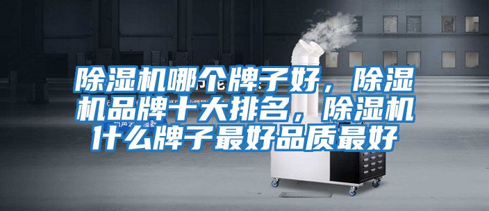 除濕機哪個牌子好，除濕機品牌十大排名，除濕機什么牌子最好品質最好